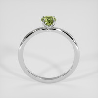 0.66 Ct. Green Sapphire Ring, 10K White Gold 3