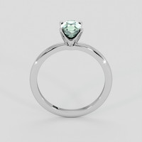 1.20 Ct. Green Sapphire Ring, 10K White Gold 3
