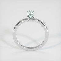 0.76 Ct. Bluish Green Sapphire Ring, 10K White Gold 3