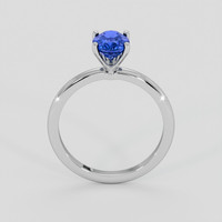 1.26 Ct. Blue Sapphire Ring, 14K White Gold 3