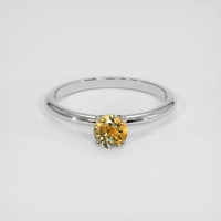 0.54 Ct. Bi Color Sapphire Ring, 14K White Gold 1