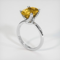 3.66 Ct. Gemstone Ring, 14K White Gold 2