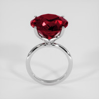 19.33 Ct. Red Garnet Ring, 14K White Gold 3