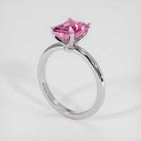 2.56 Ct. Pink Spinel Ring, 14K White Gold 2