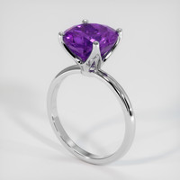 3.33 Ct. Gemstone Ring, 14K White Gold 2