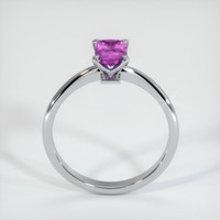 0.54 Ct. Sapphire Ring, 14K White Gold 3