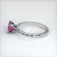 1.28 Ct. Pink Sapphire Ring, 14K White Gold 4