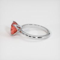 2.50 Ct. Sapphire Ring, 14K White Gold 4