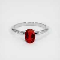 Ruby Ring 1.01 Ct., 14K White Gold Preview