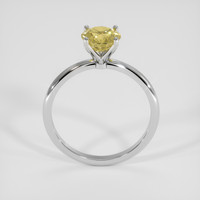 1.25 Ct. Yellow Sapphire Ring, 14K White Gold 3