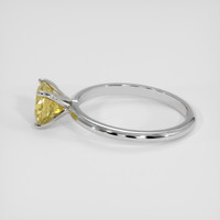 1.25 Ct. Yellow Sapphire Ring, 14K White Gold 4