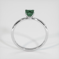0.93 Ct. Green Sapphire Ring, 14K White Gold 3
