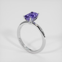 1.47 Ct. Purple Sapphire Ring, 14K White Gold 2
