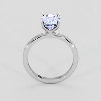2.48 Ct. Violet Sapphire Ring, 14K White Gold 3