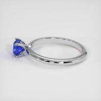 1.00 Ct. Blue Sapphire Ring, 14K White Gold 4