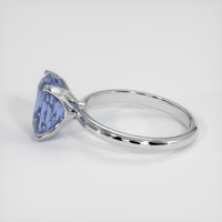 3.53 Ct. Sapphire Ring, 14K White Gold 4