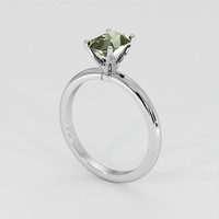 1.16 Ct. Bi Color Sapphire Ring, 14K White Gold 2