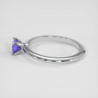 0.56 Ct. Purple Sapphire Ring, 14K White Gold 4