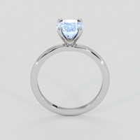1.56 Ct. Blue Sapphire Ring, 14K White Gold 3