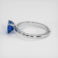 1.66 Ct. Blue Sapphire Ring, 14K White Gold 4