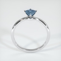 0.71 Ct. Sapphire Ring, 14K White Gold 3