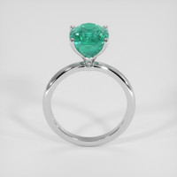 4.00 Ct. Emerald Ring, 18K White Gold 3