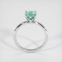 1.05 Ct. Emerald Ring, 18K White Gold 3