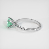 1.05 Ct. Emerald Ring, 18K White Gold 4