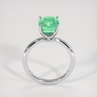 3.06 Ct. Emerald Ring, 18K White Gold 3