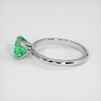 1.01 Ct. Emerald Ring, 18K White Gold 4