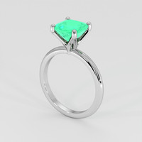 1.89 Ct. Emerald Ring, 18K White Gold 2