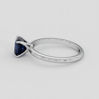 1.63 Ct. Blue Spinel Ring, 18K White Gold 4