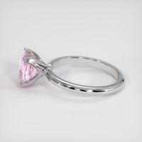 3.07 Ct. Pink Sapphire Ring, 18K White Gold 4