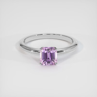 1.41 Ct. Sapphire Ring, 18K White Gold 1