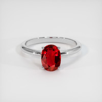 Ruby Ring 1.46 Ct., 18K White Gold Preview