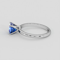 1.16 Ct. Blue Sapphire Ring, 18K White Gold 4