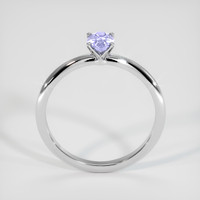 0.57 Ct. Purple Sapphire Ring, 18K White Gold 3