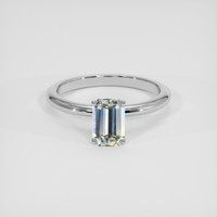 1.01 Ct. Bi Color Sapphire Ring, 18K White Gold 1