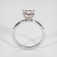 2.74 Ct. Bluish Grey Sapphire Ring, 18K White Gold 3
