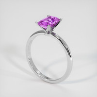 1.72 Ct. Sapphire Ring, 18K White Gold 2