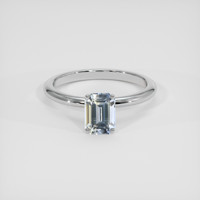 1.24 Ct. Bi Color Sapphire Ring, 18K White Gold 1