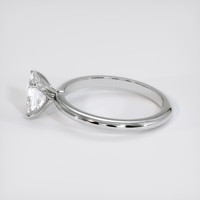 1.21 Ct. White Sapphire Ring, 18K White Gold 4