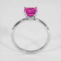 2.02 Ct. Pink Sapphire Ring, 18K White Gold 3