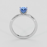 1.29 Ct. Blue Sapphire Ring, 18K White Gold 3
