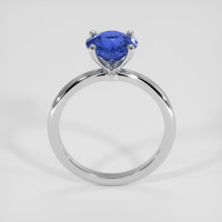 3.16 Ct. Blue Sapphire Ring, 18K White Gold 3
