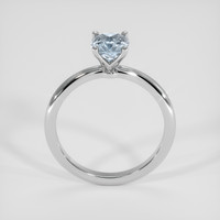 1.64 Ct. Greyish Blue Sapphire Ring, 18K White Gold 3