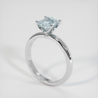 1.68 Ct. Sapphire Ring, 18K White Gold 2