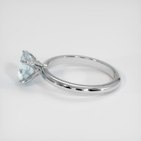 1.68 Ct. Sapphire Ring, 18K White Gold 4
