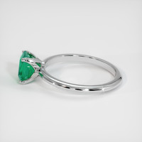 1.28 Ct. Emerald Ring, 18K White Gold 4