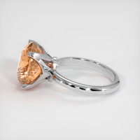 8.56 Ct. Sapphire Ring, 18K White Gold 4
